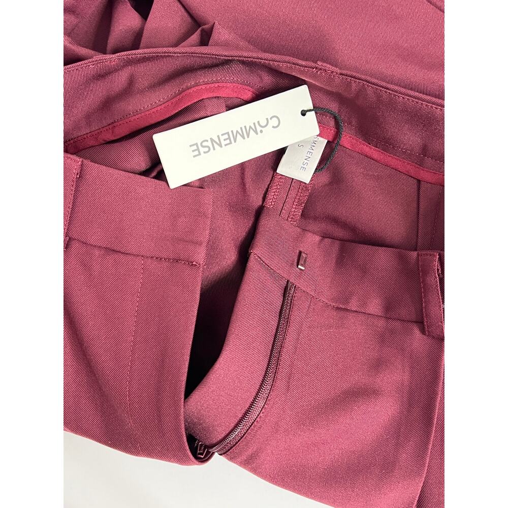 Commense Burgundy Wide Leg Dress Pants Size Small High Rise Career Office - Picture 3 of 9